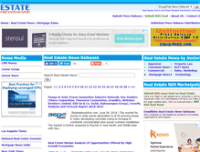 Tablet Screenshot of estatenewswire.com